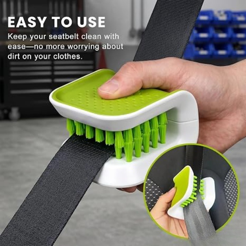 Dirt Brush Interior - Autositzgurt-Reinigungsbürste, ergonomisch geformte U-Bürste mit weichen,